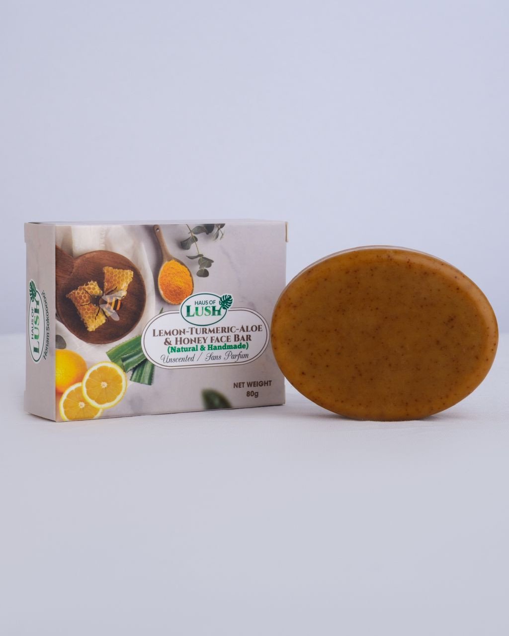 Lemon-Tumeric Aloe & Honey Bath Bar